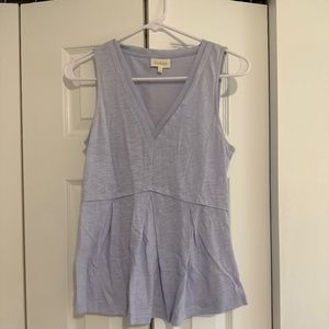 Anthropologie Periwinkle Peplum Top